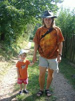 31.7.2008 – Šolmes s Ruth na procházce