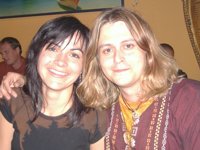 10.10.2008 - Šolmes s bývalou spolužačkou Markétkou na třídním sraze
