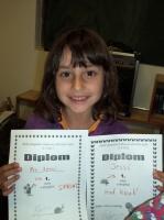19.9.2012 - Jessi se svými diplomy