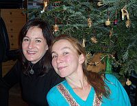 22.12.2012 - Vánoce u Šolmese - Petra a Liduška