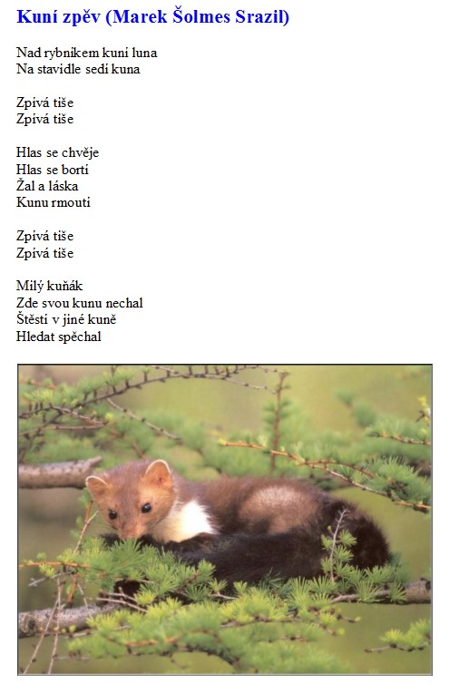 Kuní zpěv